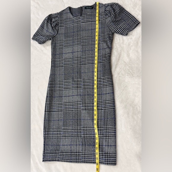 Ralph Lauren Classic Houndstooth Midi Dress Size Small - Picture 7 of 7